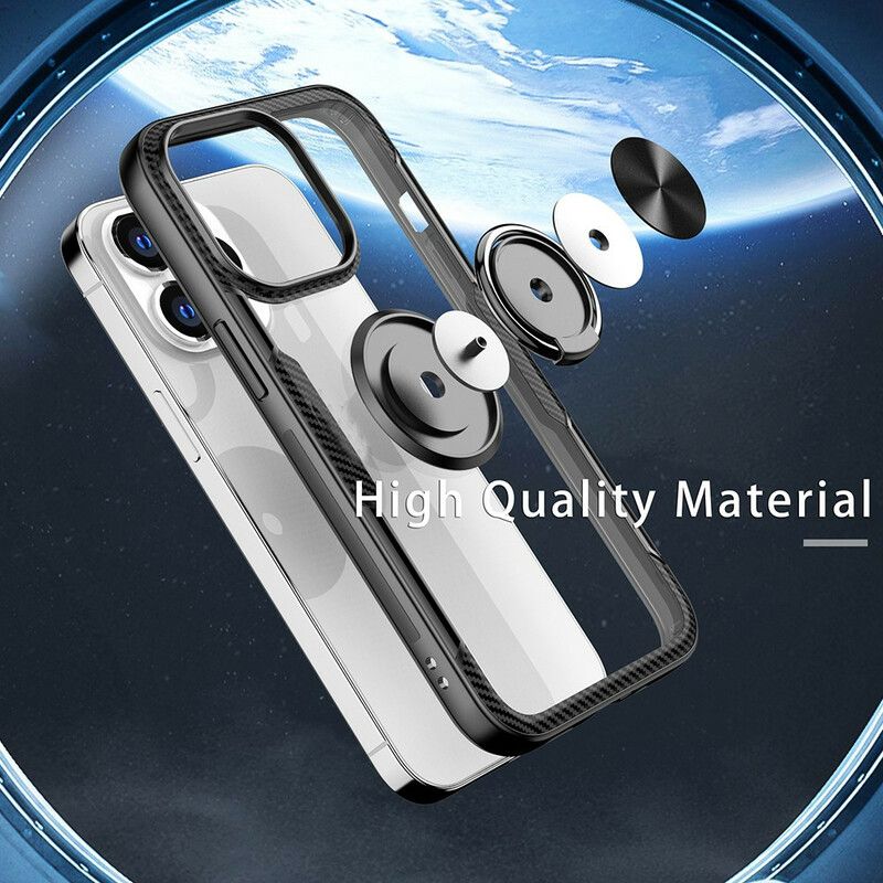 Deksel iPhone 13 Pro Karbonfibermetallring