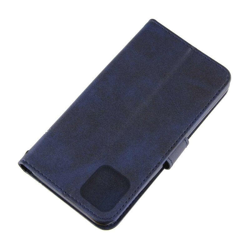 Folio Deksel iPhone 13 Pro Geo Leather Effect Strappy Beskyttelse Deksel