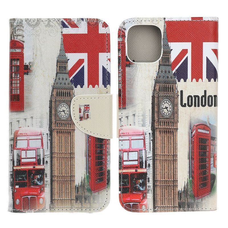 Folio Deksel iPhone 13 Pro London Life Beskyttelse Deksel