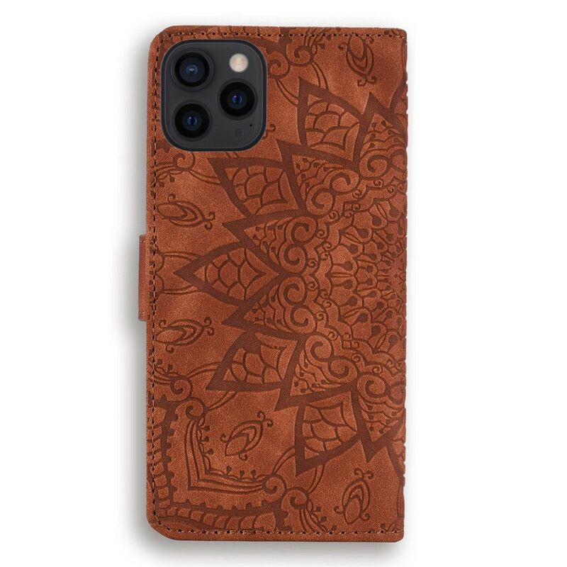 Folio Deksel Til iPhone 13 Pro Barokk Mandala