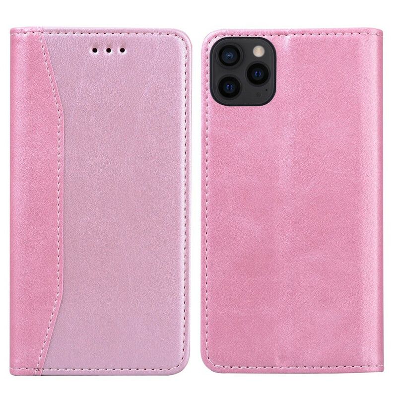 Folio Deksel Til iPhone 13 Pro Bicolor Business Leather Effect