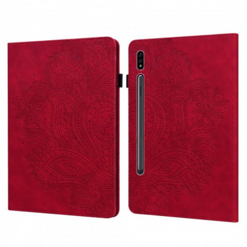 Etui Til Samsung Galaxy Tab S8 / Tab S7 Blomstertrykk