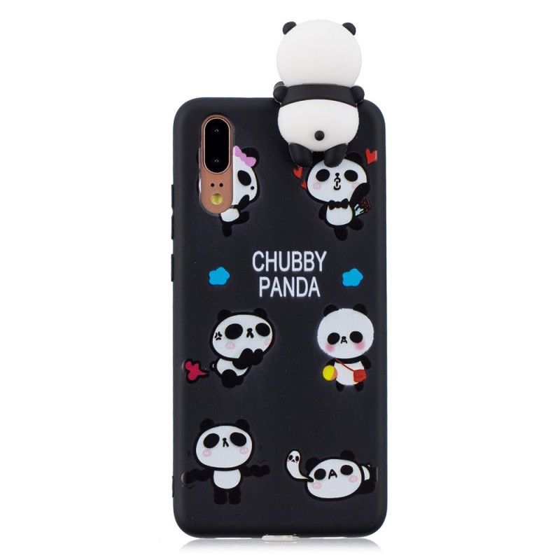 Deksel Huawei P20 3D Chuba Panda