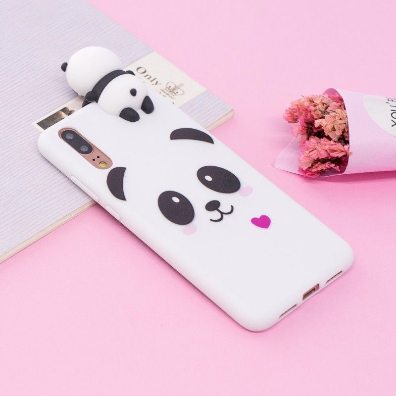 Deksel Huawei P20 Mobildeksel Morsom 3D Panda