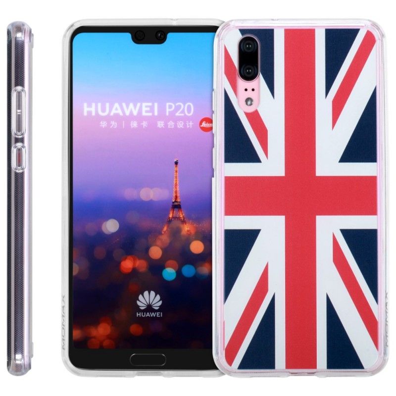 Deksel Huawei P20 Momax Engelsk Flagg