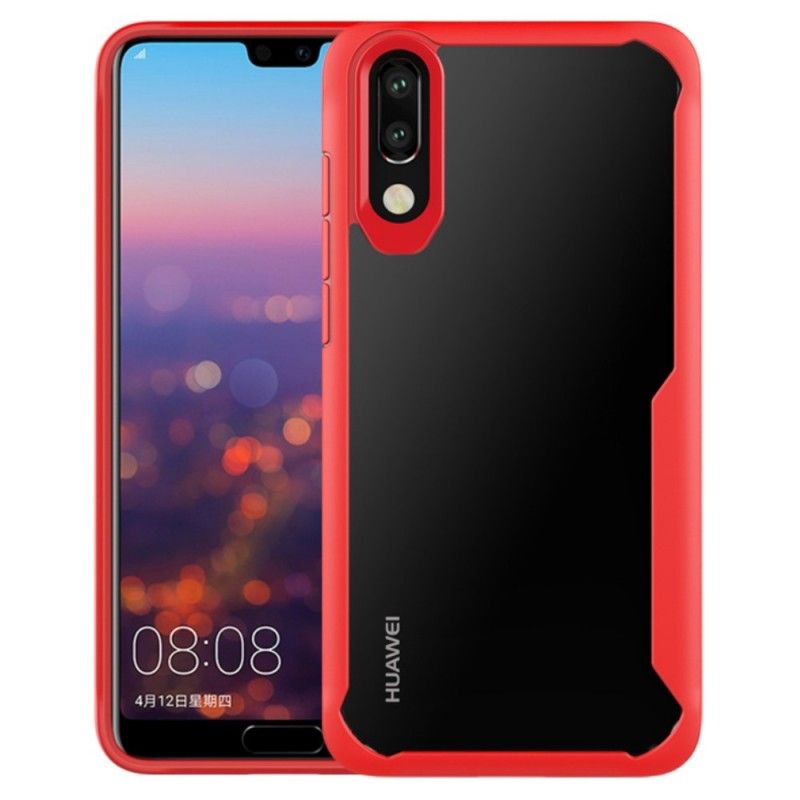 Deksel Huawei P20 Svart Mobildeksel Premium Hybrid