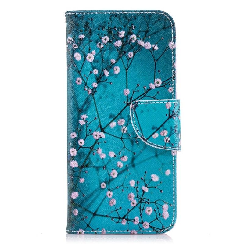 Folio Deksel for Huawei P20 Blomstrende Tre