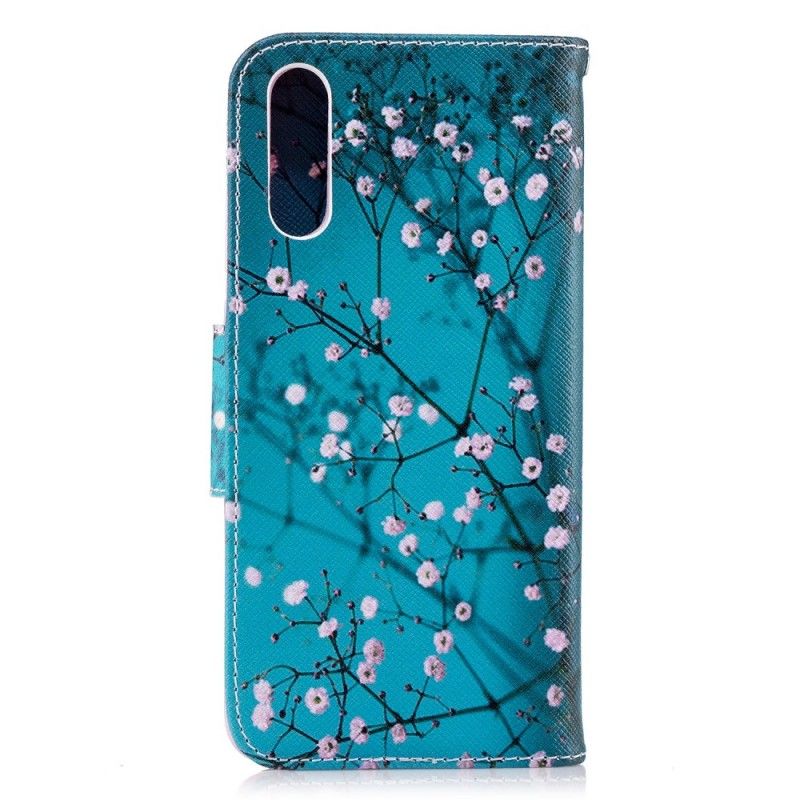 Folio Deksel for Huawei P20 Blomstrende Tre