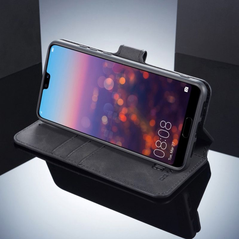 Folio Deksel for Huawei P20 Svart Retro Dg.Ming