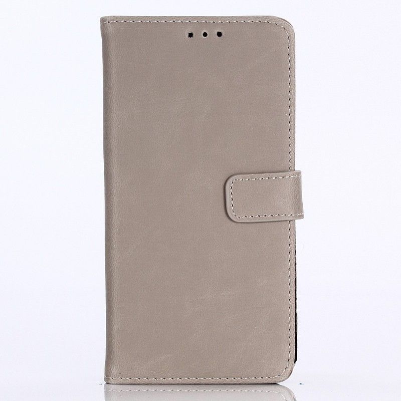 Folio Deksel for Huawei P20 Svart Retro Skinneffekt