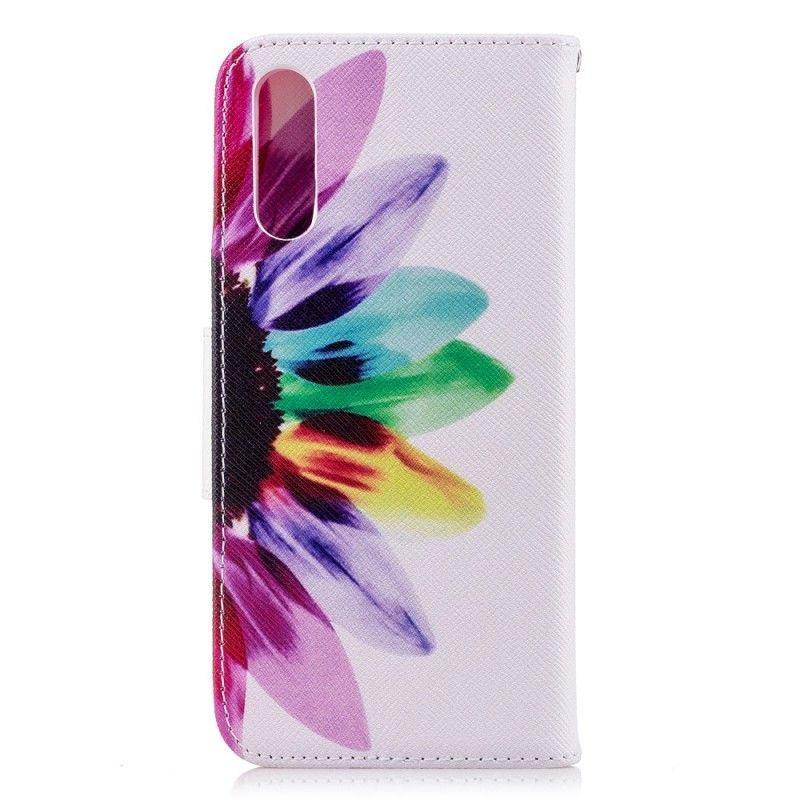 Folio Deksel Huawei P20 Akvarellblomst