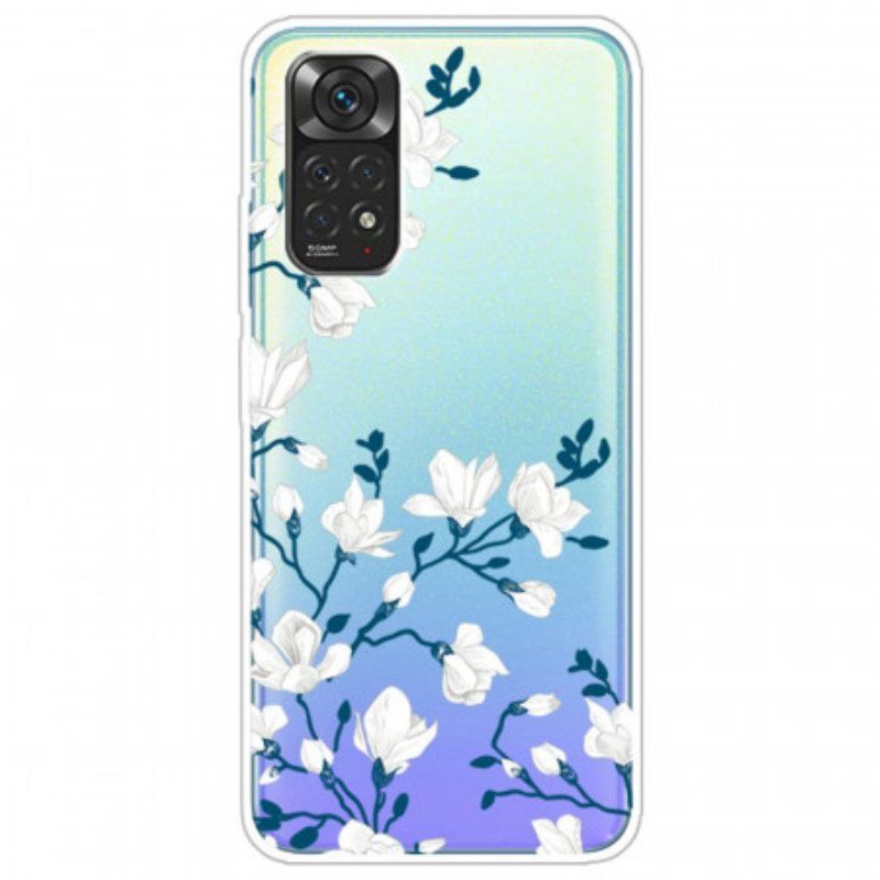 Deksel Til Xiaomi Redmi Note 11 Pro / 11 Pro 5G Hvite Blomster