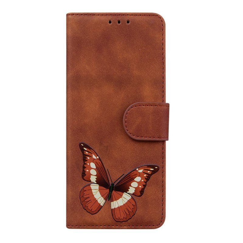 Folio Deksel Til Xiaomi Redmi Note 11 Pro / 11 Pro 5G Skin-touch Butterfly