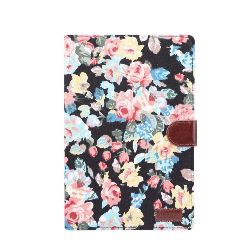 Folio Deksel for Samsung Galaxy Tab S7 Plus Svart Frihetsblomster