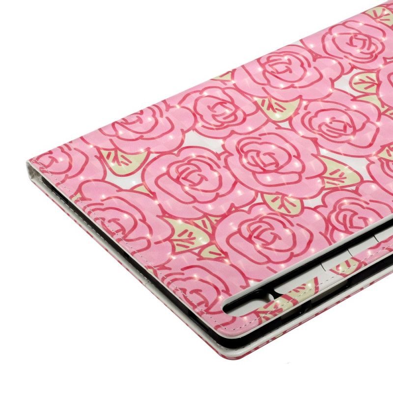 Folio Deksel Samsung Galaxy Tab S7 Plus Blomster