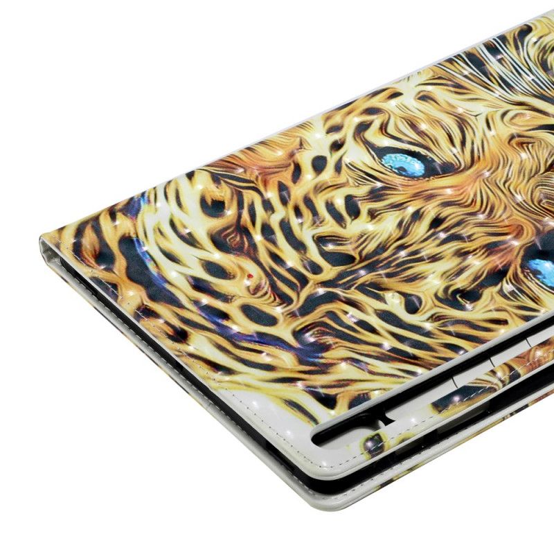 Folio Deksel Samsung Galaxy Tab S7 Plus Tiger Kunst