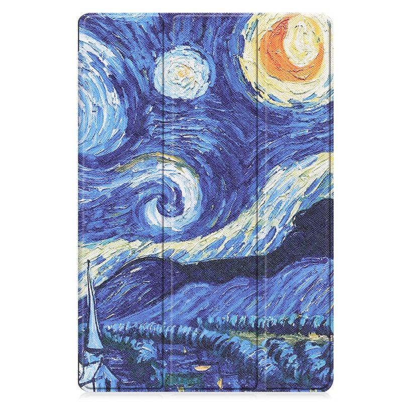 Smart Koffert Samsung Galaxy Tab S7 Plus Forsterket Van Gogh