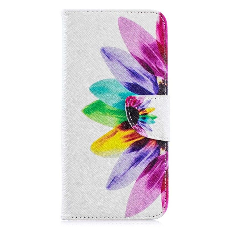 Folio Deksel Samsung Galaxy A30 Akvarellblomst