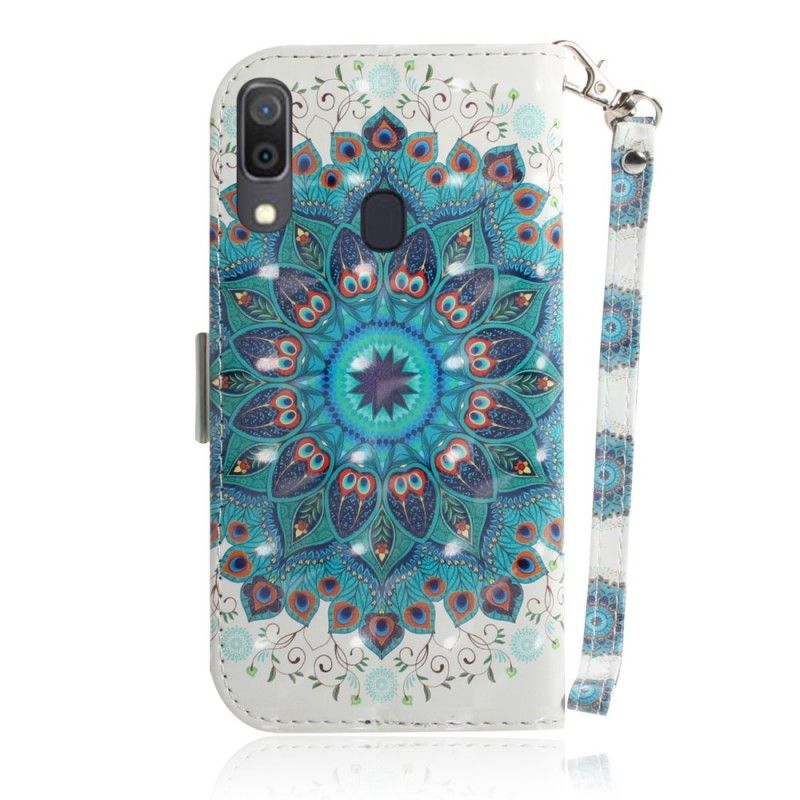 Folio Deksel Samsung Galaxy A30 Mesterlig Mandala Med Tanga