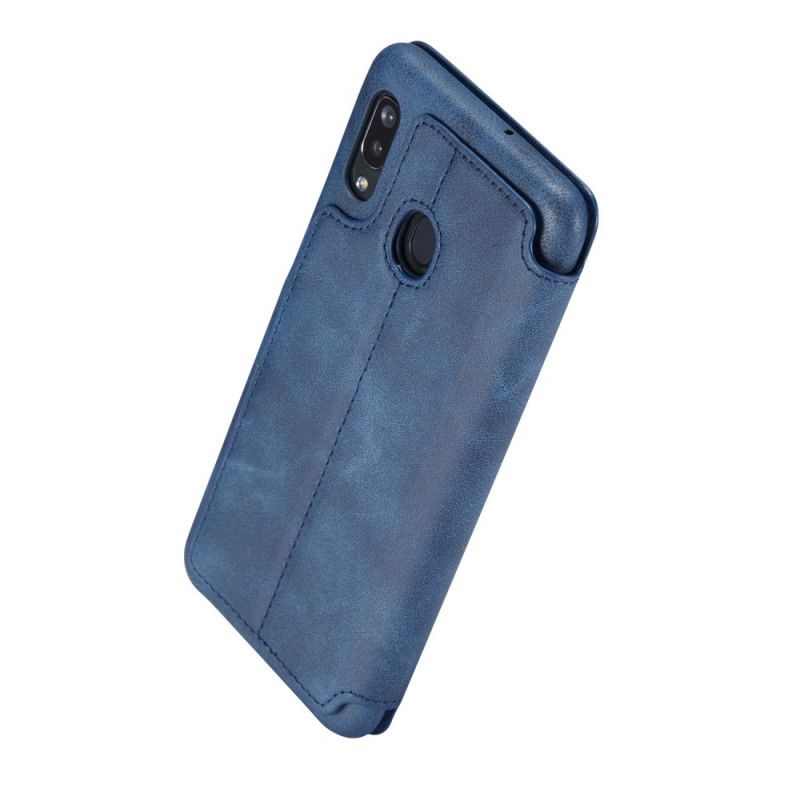 Folio Deksel Samsung Galaxy A30 Rød Lc.Imeeke Skinneffekt Anti-fall