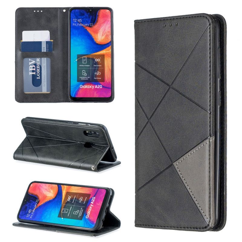 Folio Deksel Samsung Galaxy A30 Svart Artiststil