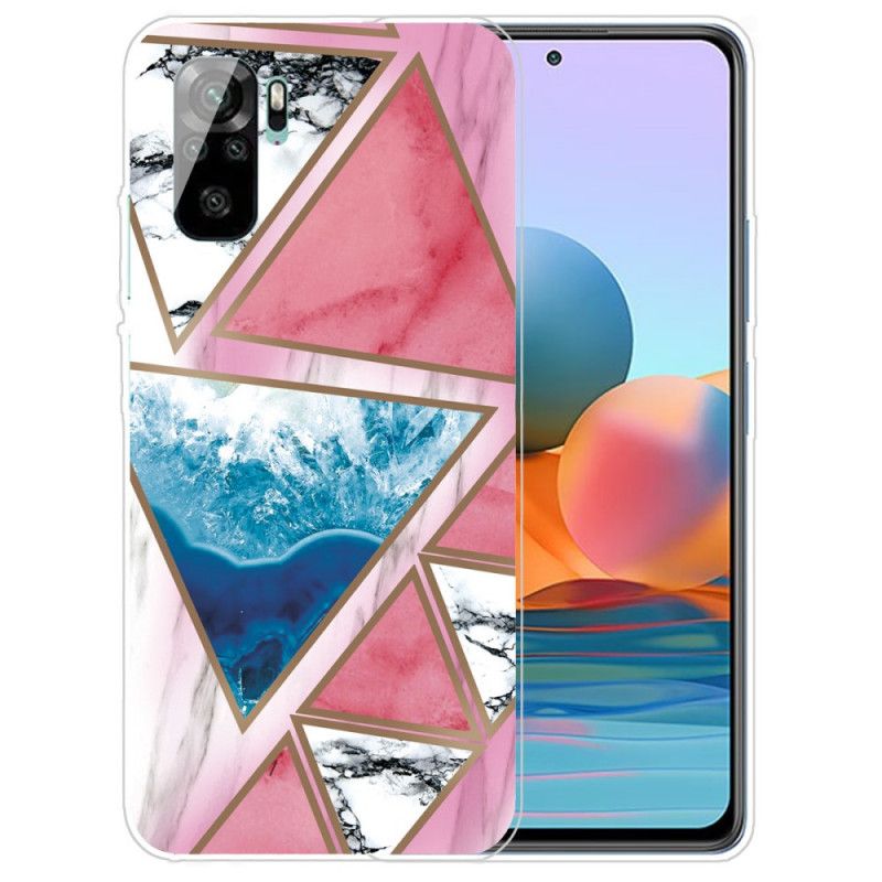 Deksel Xiaomi Redmi Note 10 / Note 10S Svart Marmor Mønster Anti-fall