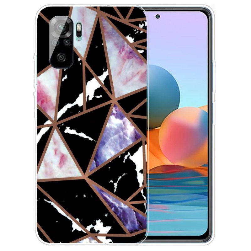 Deksel Xiaomi Redmi Note 10 / Note 10S Svart Mobildeksel Designer Marmor