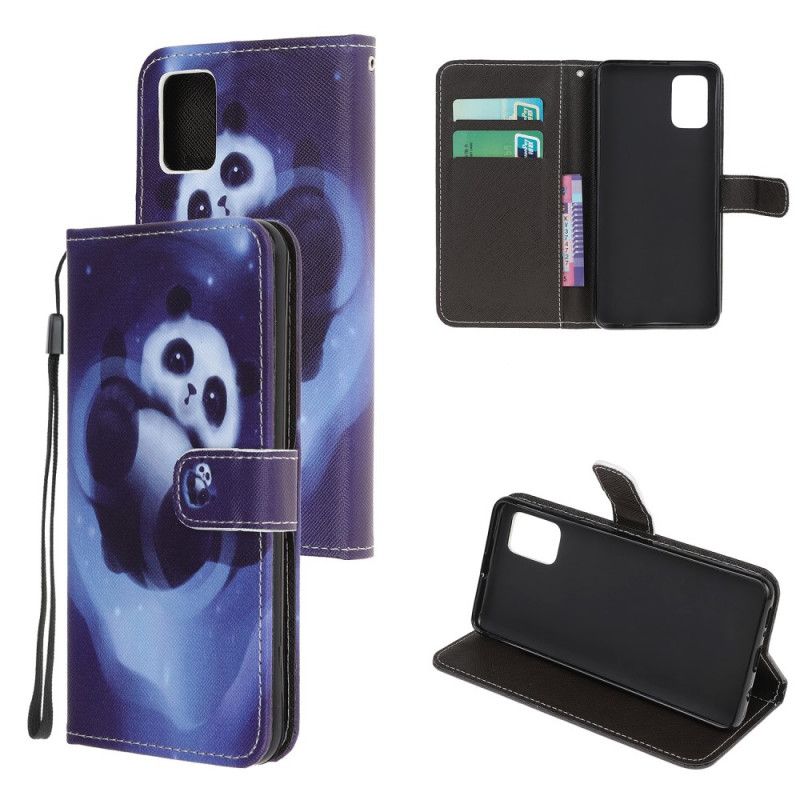 Folio Deksel for Xiaomi Redmi Note 10 / Note 10S Pandarom Med Tanga