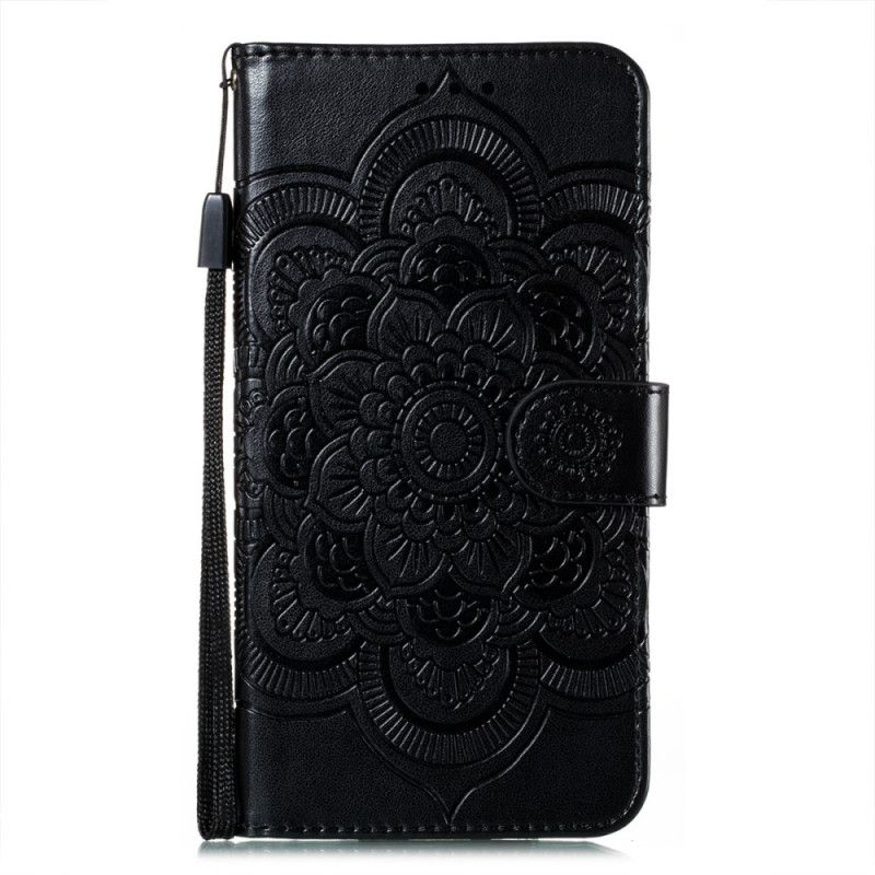 Folio Deksel for Xiaomi Redmi Note 10 / Note 10S Svart Full Mandala