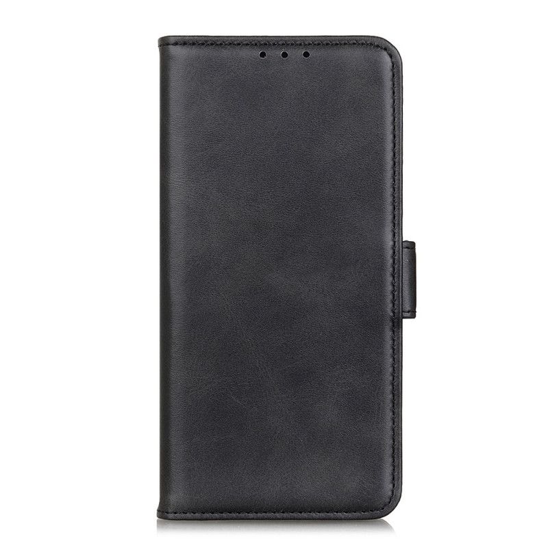 Folio Deksel Xiaomi Redmi Note 10 / Note 10S Svart Dobbel Klaff Anti-fall