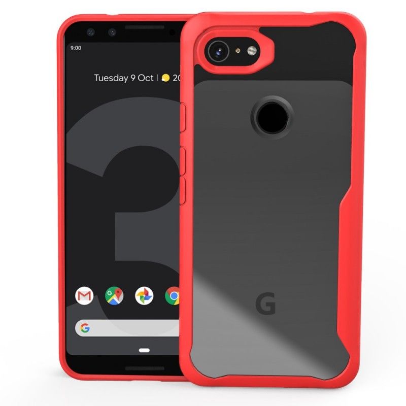 Deksel Google Pixel 3A Skråkant Hybrid Beskyttelse