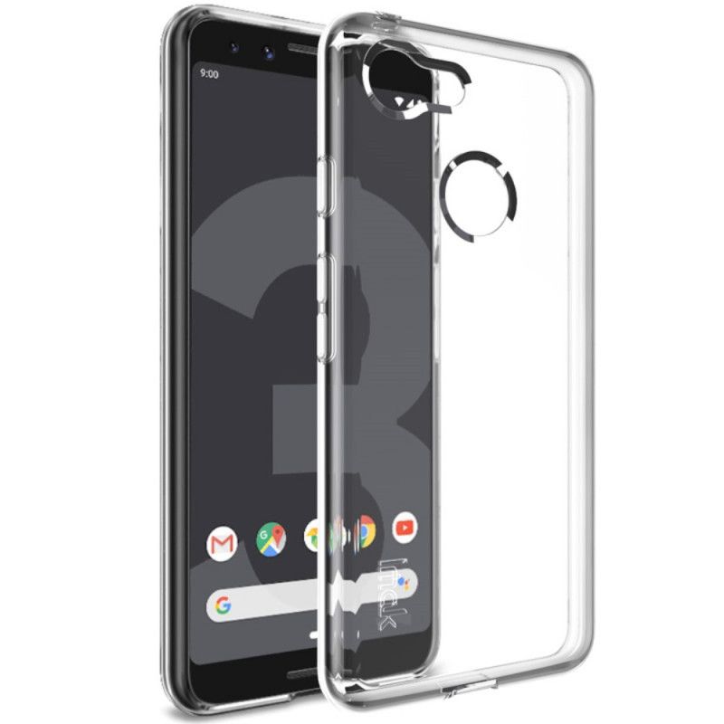 Deksel Google Pixel 3 Mobildeksel Gjennomsiktig Imak