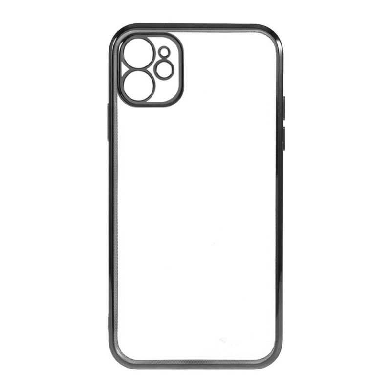 Deksel for iPhone 11 Svart Gjennomsiktig Krystall