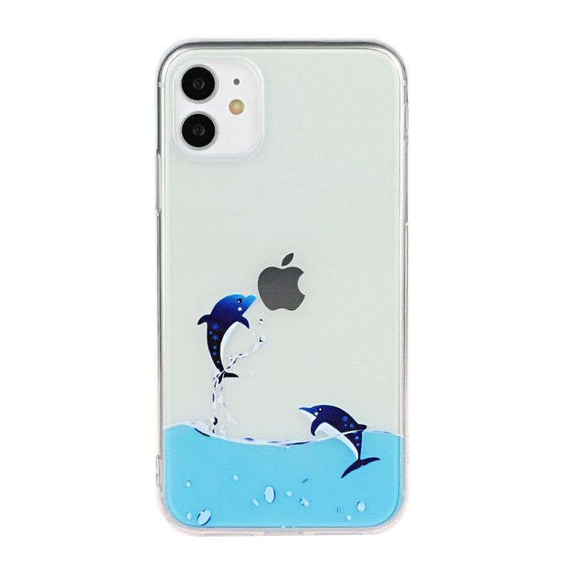 Deksel iPhone 11 Delfinspill