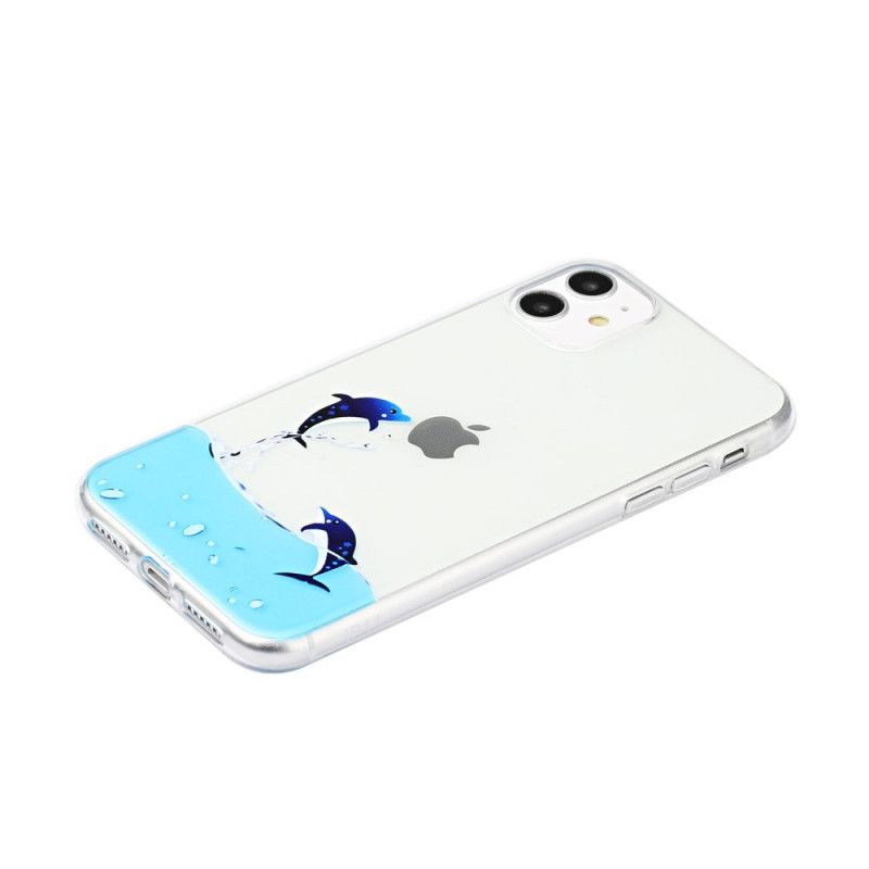 Deksel iPhone 11 Delfinspill