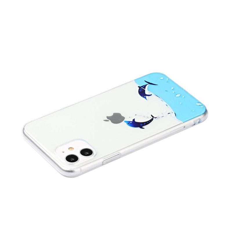 Deksel iPhone 11 Delfinspill