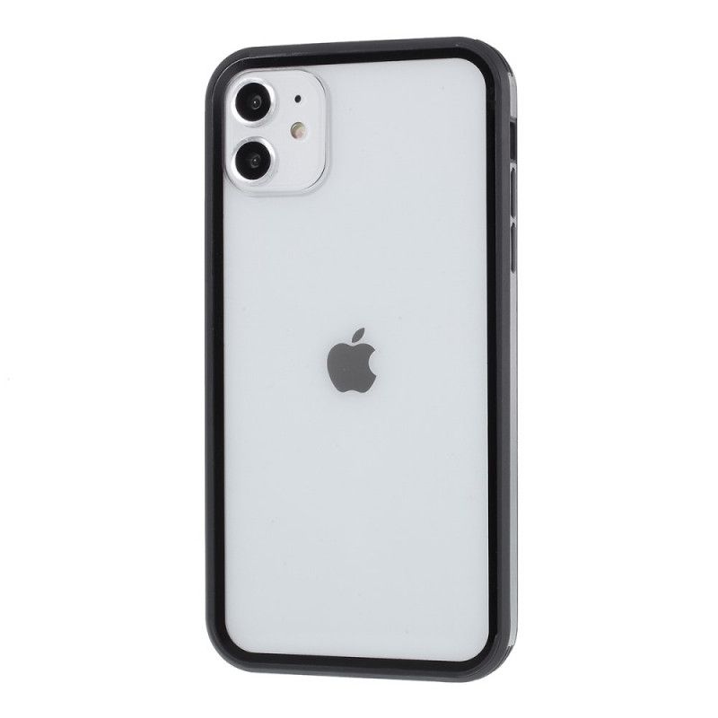 Deksel iPhone 11 Hvit Mobildeksel Hybrid Silikonfelgdesign