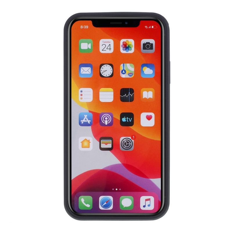 Deksel iPhone 11 Hvit Mobildeksel Hybrid Silikonfelgdesign