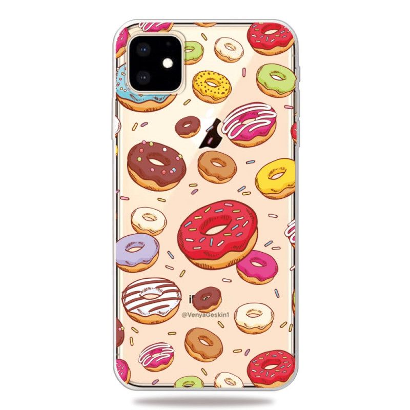 Deksel iPhone 11 Kjærlighetsdoughnuts