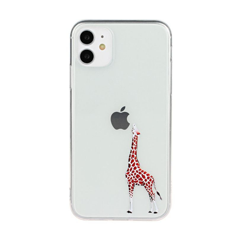 Deksel iPhone 11 Logo Giraff Spill