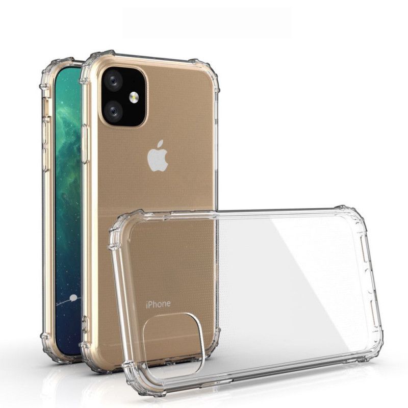 Deksel iPhone 11 Mobildeksel Gjennomsiktig Premium Silikon