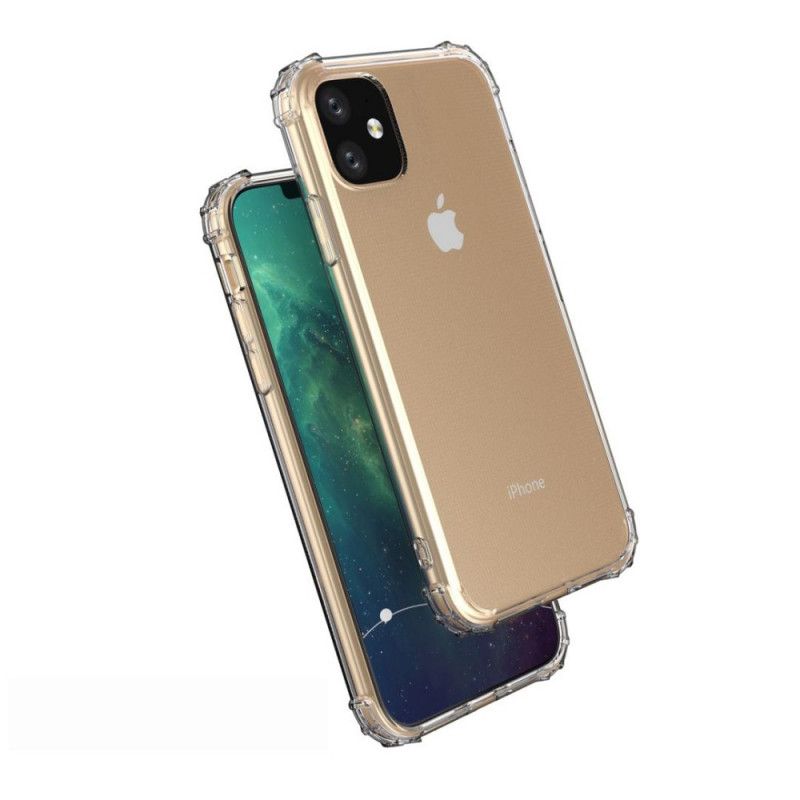 Deksel iPhone 11 Mobildeksel Gjennomsiktig Premium Silikon