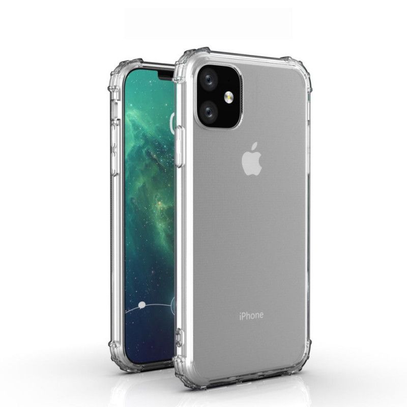 Deksel iPhone 11 Mobildeksel Gjennomsiktig Premium Silikon