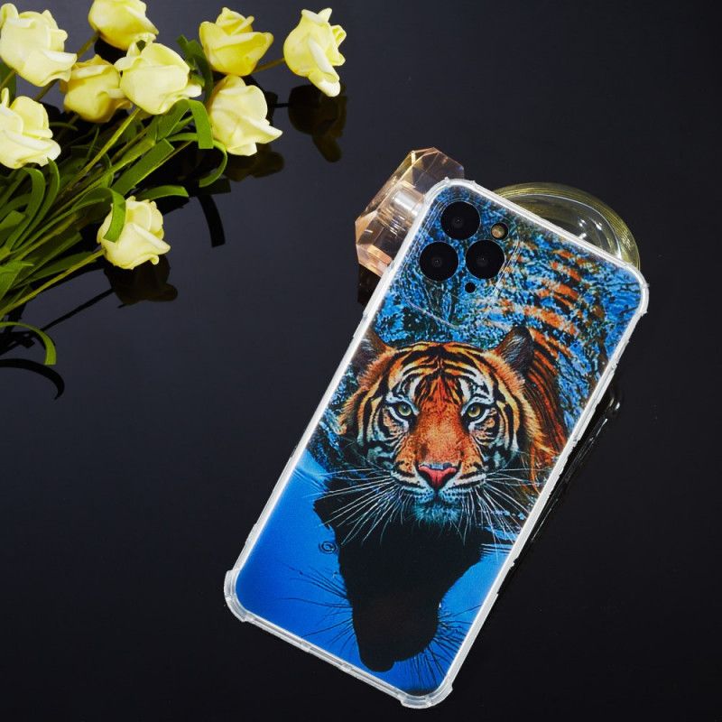 Deksel iPhone 11 Mørkeblå Mobildeksel Silikon Tiger