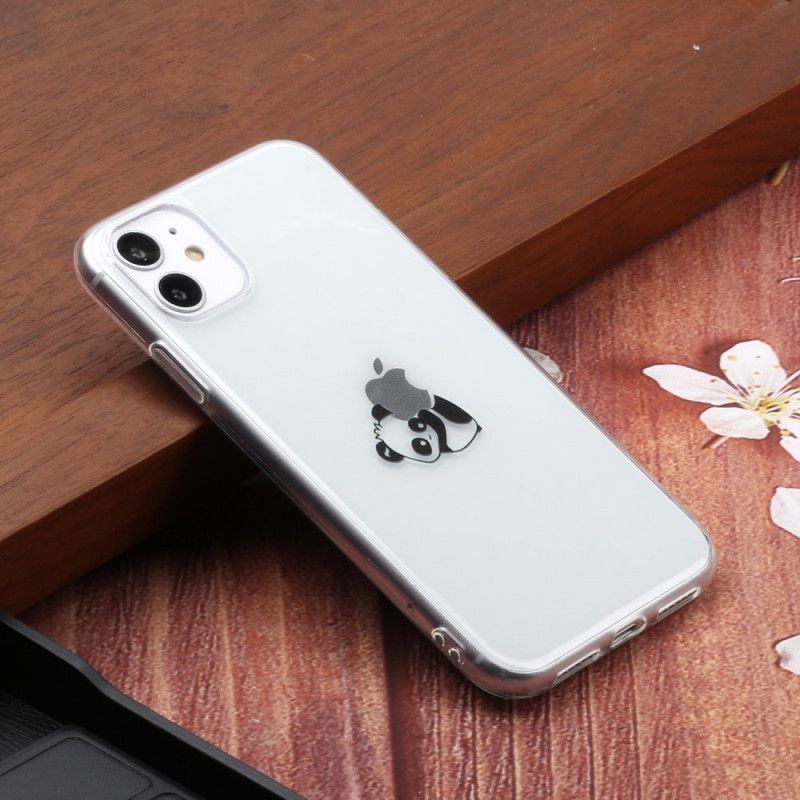 Deksel iPhone 11 Svart Logo Panda Spill Beskyttelse