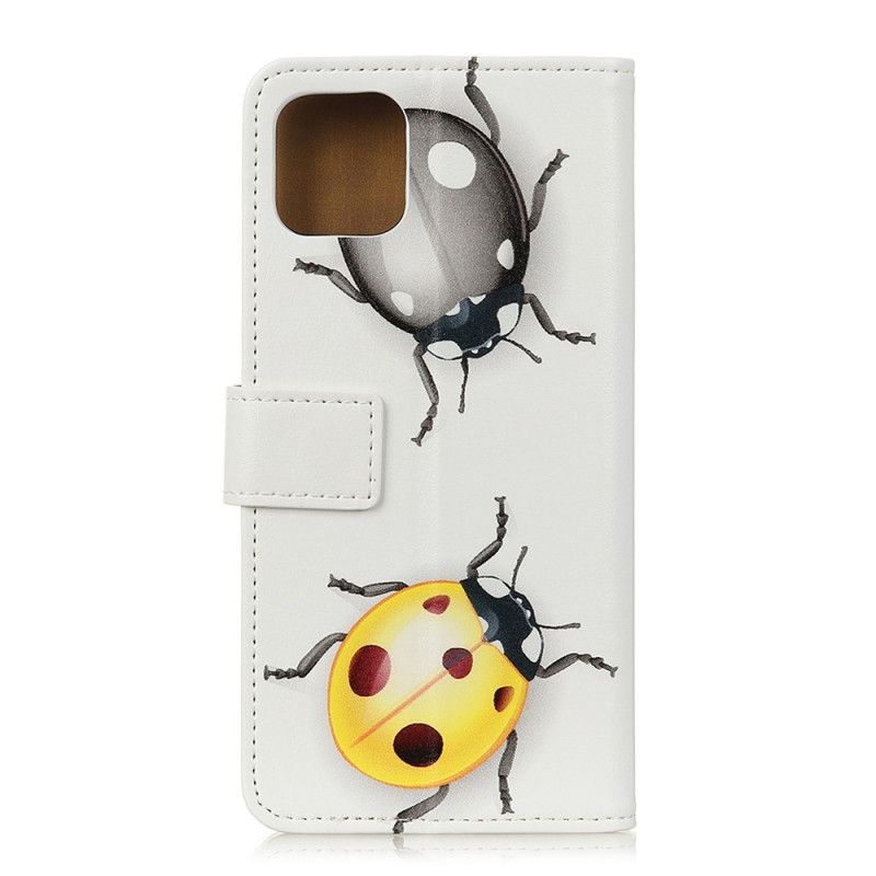 Folio Deksel for iPhone 11 Marihøner