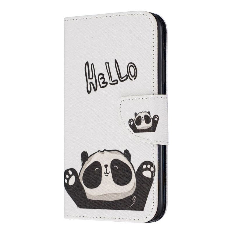 Folio Deksel iPhone 11 Hei Panda Anti-fall