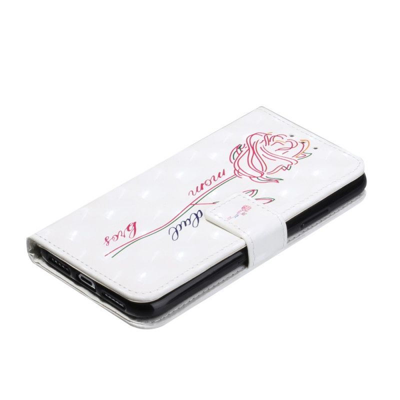 Folio Deksel iPhone 11 Justerbar Blomsterrem Anti-fall