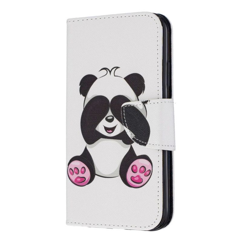 Folio Deksel iPhone 11 Morsom Panda Anti-fall