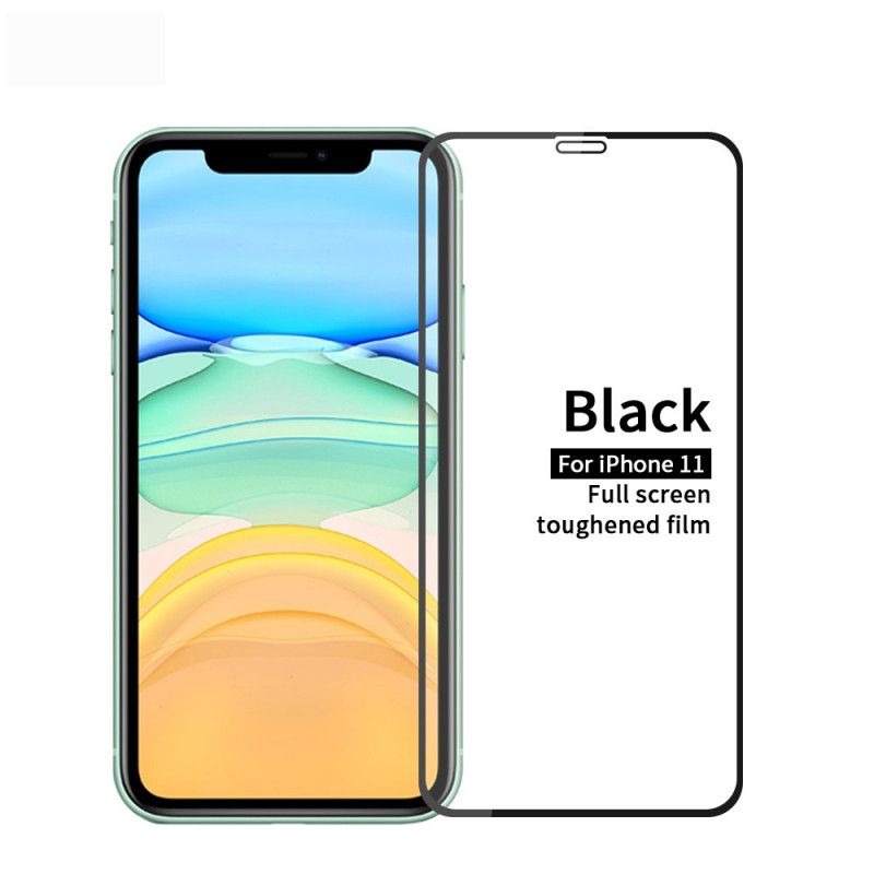 Mofi iPhone 11 Svart Herdet Glassbeskyttelse